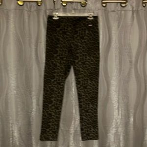 Calvin Klein animal print jeggings